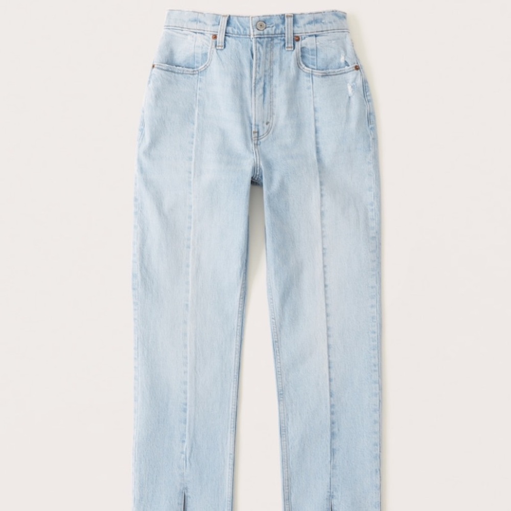 Curve love ultra high rise 90s straight jean